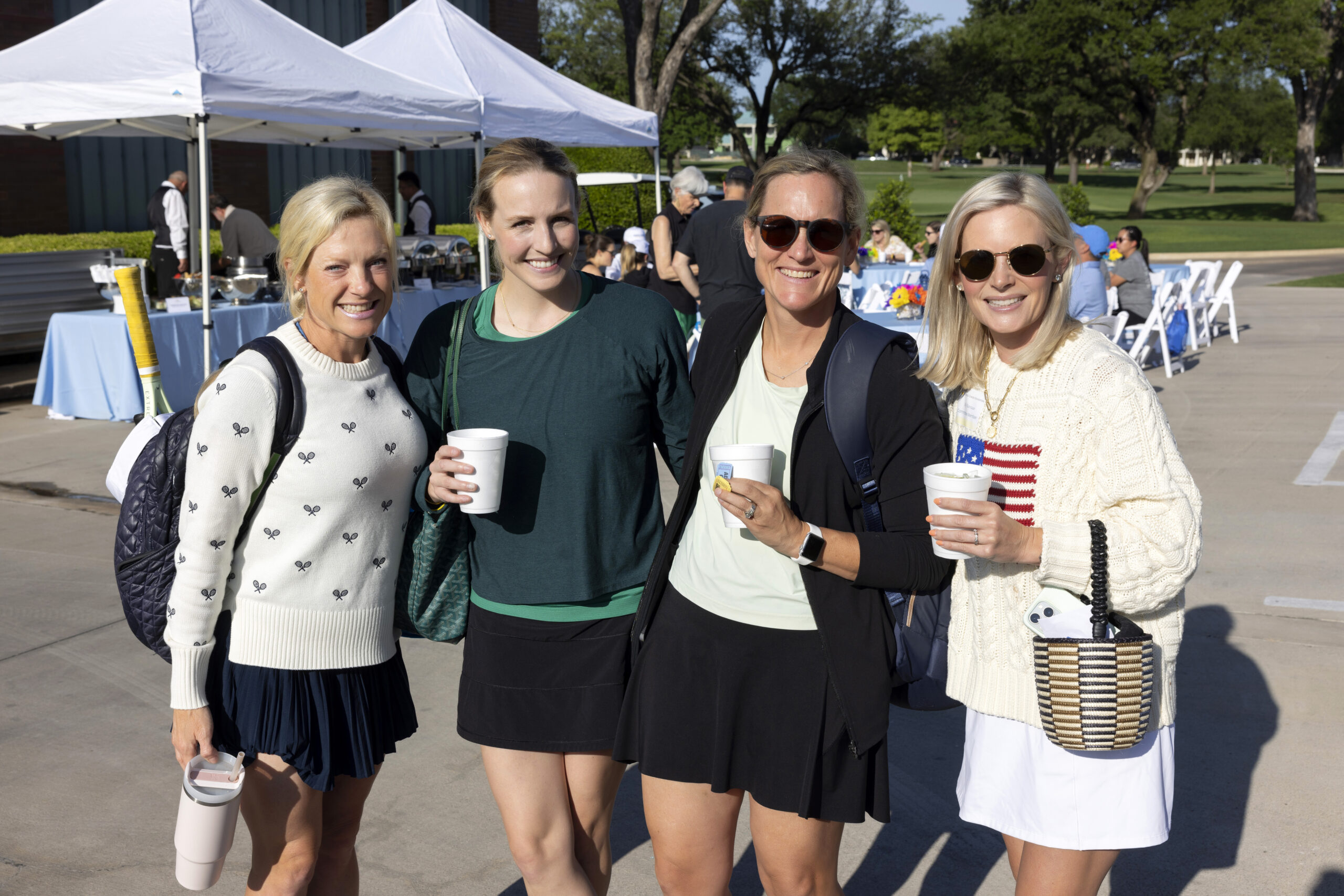 attendees at Rutledge Cancer Foundation Annual Fundraising event Paddling out Cancer Pickleball Tournament 2025