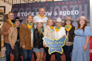 Patients and survivors at Rutledge Cancer Foundation's annual day at the Fort Worth Stock Show and Rodeo