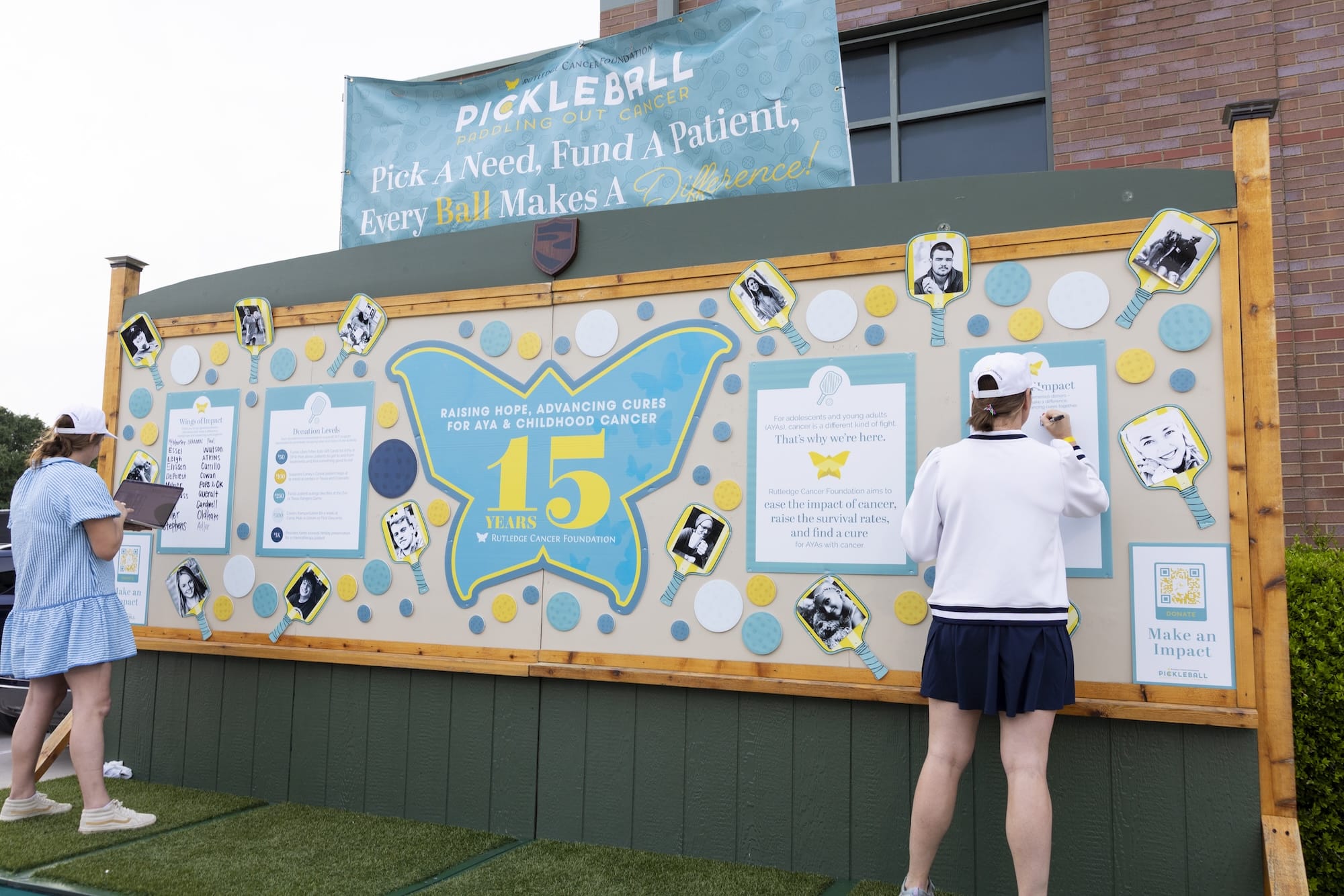 The 15 Year Wall at the Pickleball Tournament